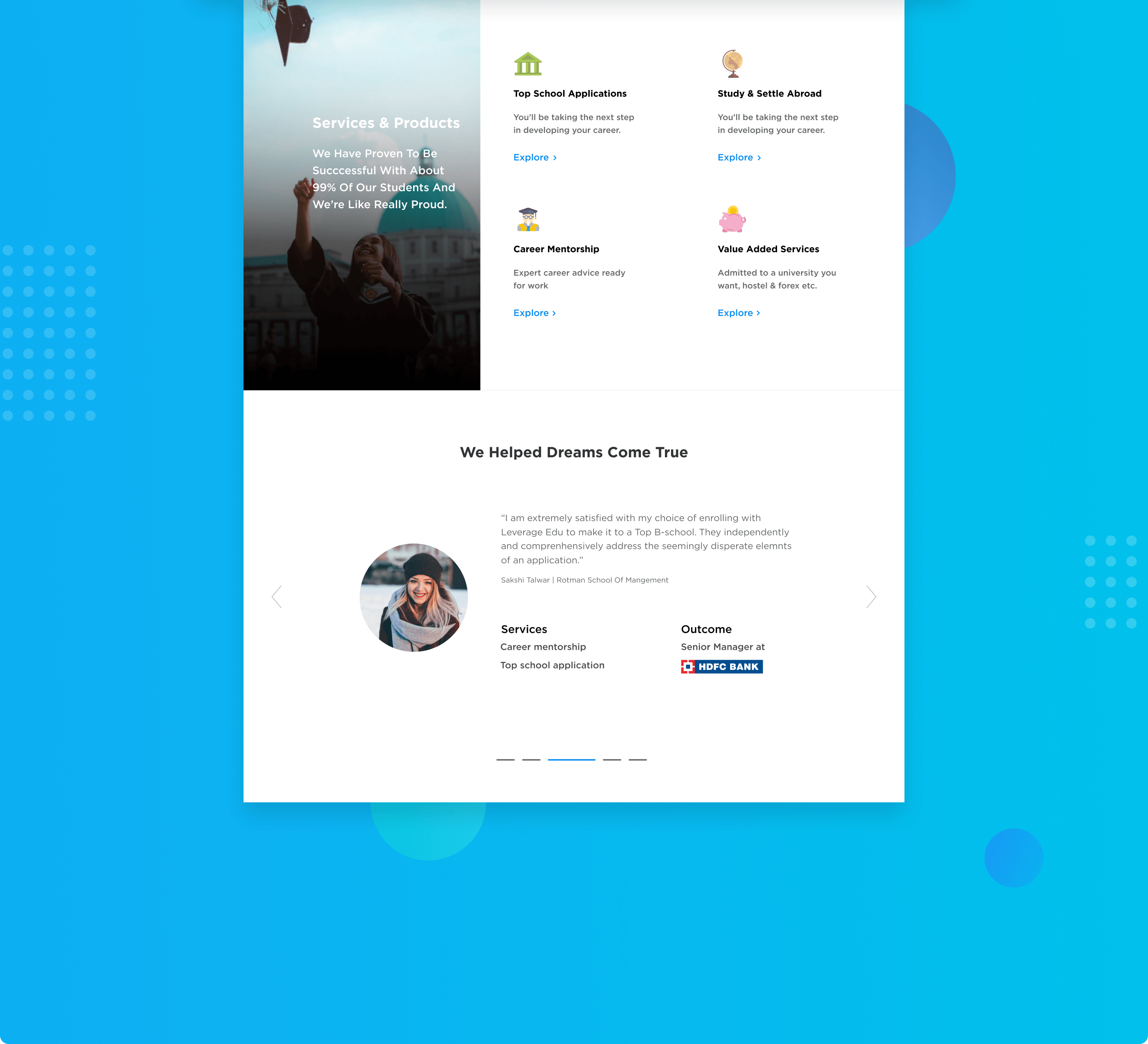 homepage-design-leverage-edu